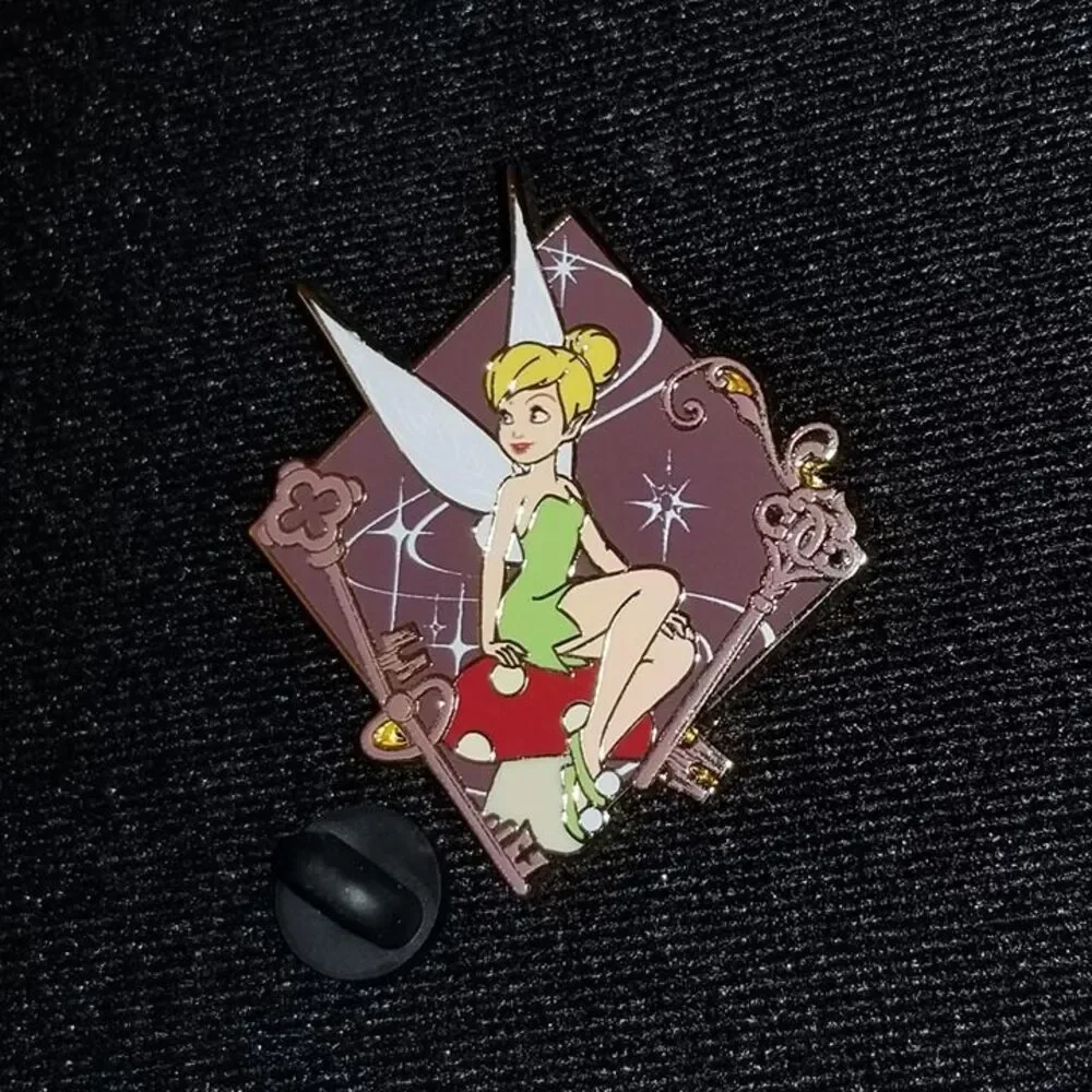 Disney Tink Pin Mushroom Keys Tinker Bell Portraits Mystery Peter Pan Tinkerbell